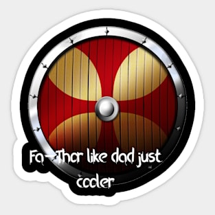 Viking fathers day Sticker